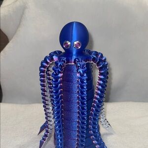 Blue and Purple Octopus Home Accent